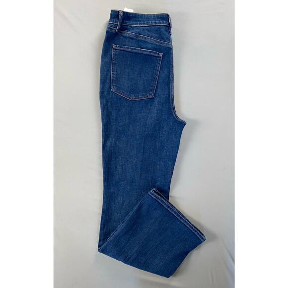 Chico's High Rise Flare Comfort Stretch Denim Jeans. Medium Wash, Women's 12R. - Picture 2 of 9